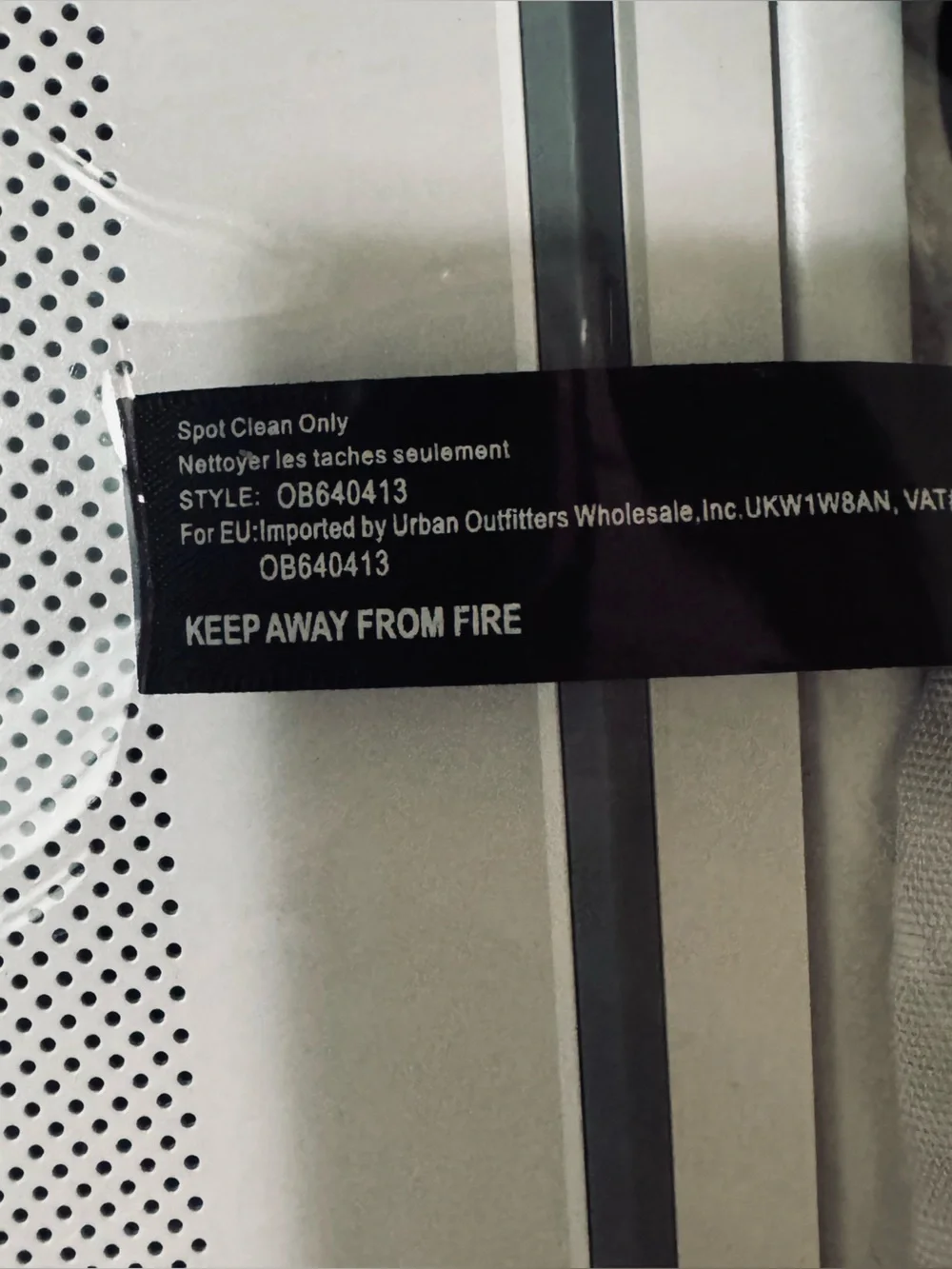NWT Urban Outfitters Clear Full Size Backpack in Transparent with Black Trim